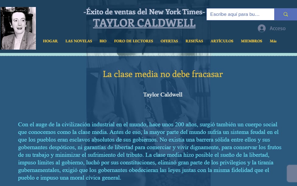 Libro:LA CLASE MEDIA NO DEBE FALLAR.
