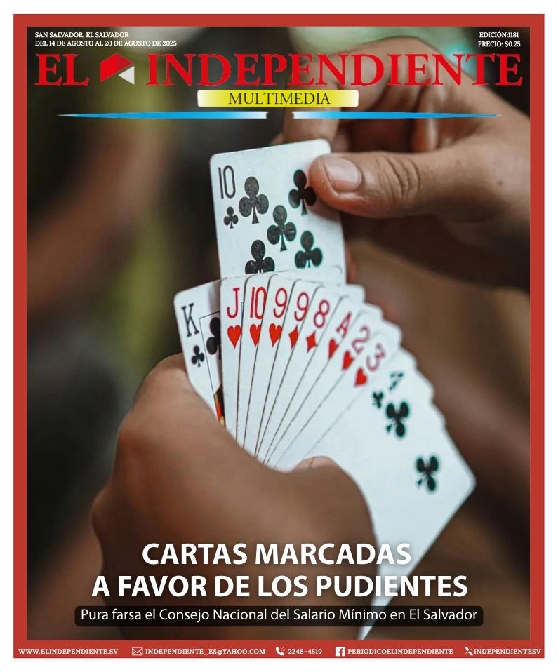CARTAS MARCADAS A FAVOR DE LOS PUDIENTES. Pura farsa el Consejo Nacional del Salario Mínimo en El Salvador.