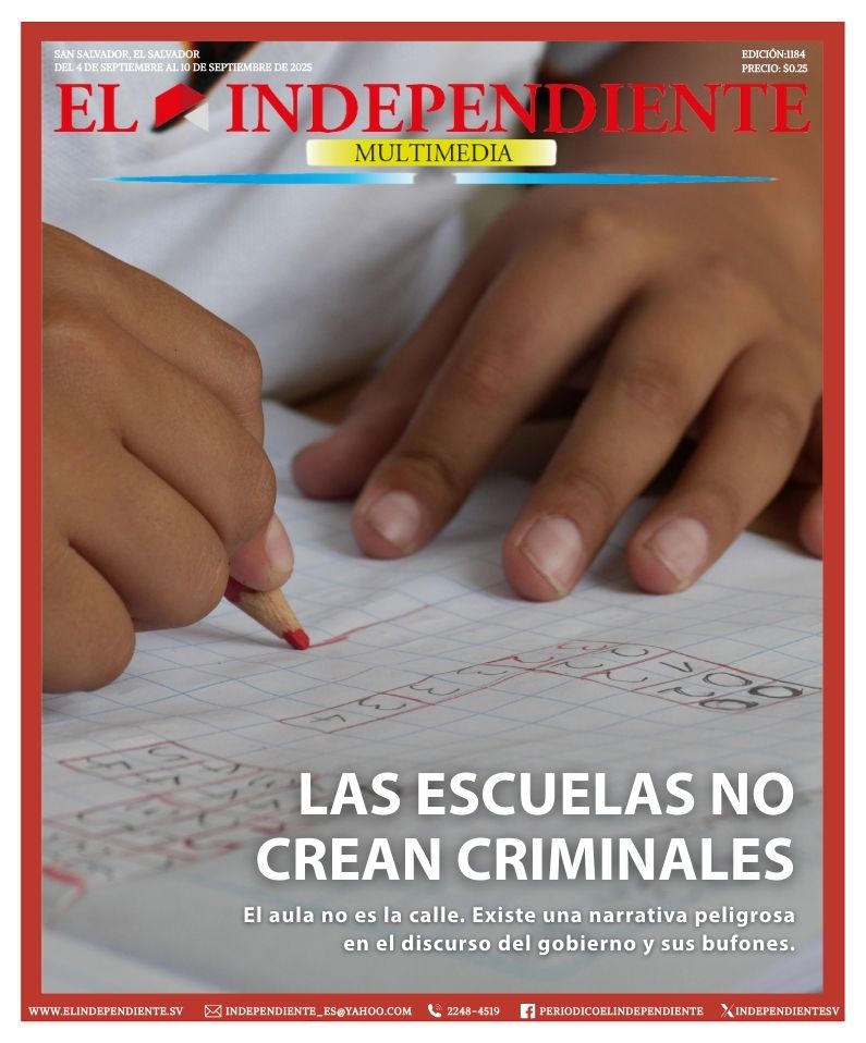 Las escuelas no crean criminales.