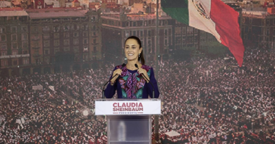 México. Presidenta Sheinbaum llama a América Latina a oponerse a intervención de EE.UU. en Venezuela.