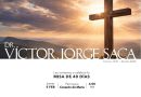 Invitación de Misa por los 40 días del fallecimiento del Dr. Víctor Jorge Saca.