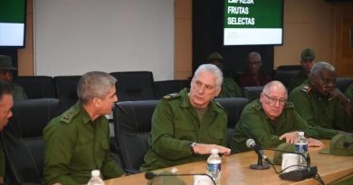 Cuba. Díaz‑Canel supervisa preparación defensiva en la capital cubana.