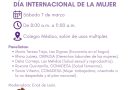 El Salvador: Invitación a FORO en conmemoración del DÍA INTERNACIONAL DE LA MUJER.