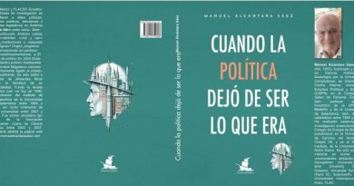 LIBRO: «Cuando la política dejó de ser lo que era», de Manuel Alcántara.