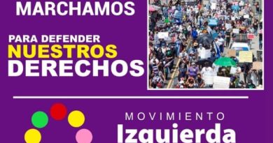 Este 1 de mayo de 2026 el Movimiento Izquierda Salvadoreña (MIS) marchará para expresar su repudio a la dictadura.