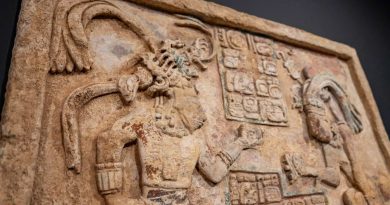 Encuentran dintel maya. Revela historia de nuestros antepasados.
