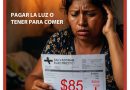 Pagar la luz o tener para comer.