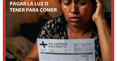Pagar la luz o tener para comer.