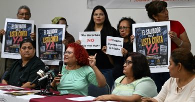 Denuncian la supresión de decenas de sindicatos salvadoreños durante el gobierno de Bukele.