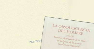 Reseña del libro: LA OBSOLESCENCIA DEL HOMBRE.