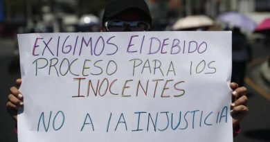 El Salvador. Madres continúan exigiendo la liberación de sus familiares inocentes detenidos durante el régimen de excepción.