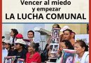 Vencer al miedo y empezar LA LUCHA COMUNAL.