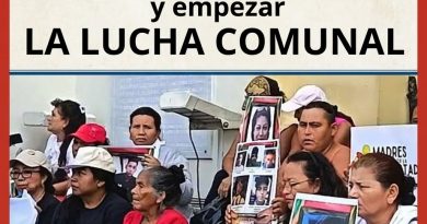 Vencer al miedo y empezar LA LUCHA COMUNAL.