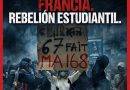 FRANCIA. REBELIÓN ESTUDIANTIL. Movilización en Institutos. Ola masiva de protestas estudiantiles.