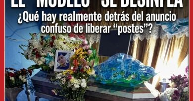 EL «MODELO» SE DESINFLA ¿Qué hay realmente detrás del anuncio confuso de liberar «postes»?